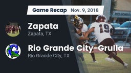 Recap: Zapata  vs. Rio Grande City-Grulla  2018