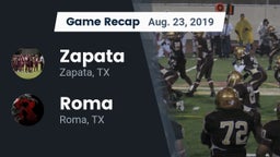 Recap: Zapata  vs. Roma  2019