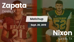 Matchup: Zapata vs. Nixon  2019