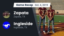 Recap: Zapata  vs. Ingleside  2019