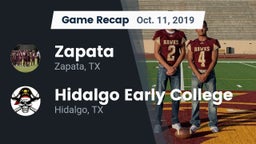 Recap: Zapata  vs. Hidalgo Early College  2019