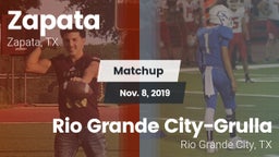 Matchup: Zapata vs. Rio Grande City-Grulla  2019