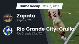 Recap: Zapata  vs. Rio Grande City-Grulla  2019