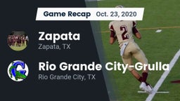 Recap: Zapata  vs. Rio Grande City-Grulla  2020