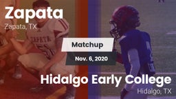 Matchup: Zapata vs. Hidalgo Early College  2020