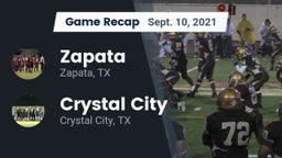 Recap: Zapata  vs. Crystal City  2021