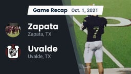 Recap: Zapata  vs. Uvalde  2021