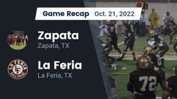 Recap: Zapata  vs. La Feria  2022