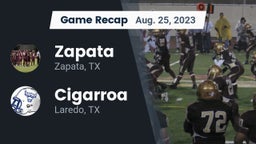 Recap: Zapata  vs. Cigarroa  2023