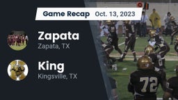 Recap: Zapata  vs. King  2023