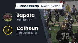 Recap: Zapata  vs. Calhoun  2023