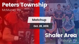 Matchup: Peters Township vs. Shaler Area  2016