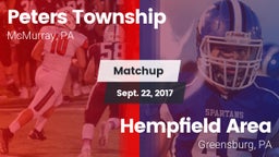 Matchup: Peters Township vs. Hempfield Area  2017