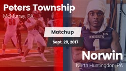 Matchup: Peters Township vs. Norwin  2017