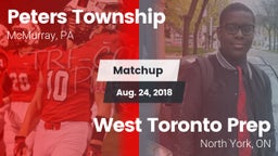 Matchup: Peters Township vs. West Toronto Prep 2018