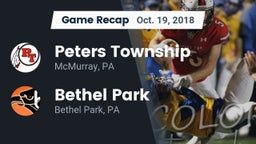 Recap: Peters Township  vs. Bethel Park  2018