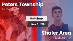 Matchup: Peters Township vs. Shaler Area  2018