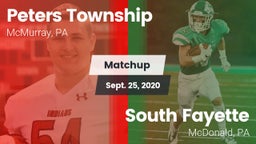Matchup: Peters Township vs. South Fayette  2020