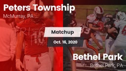 Matchup: Peters Township vs. Bethel Park  2020