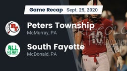 Recap: Peters Township  vs. South Fayette  2020