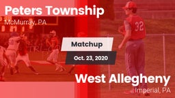 Matchup: Peters Township vs. West Allegheny  2020