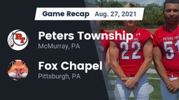 Recap: Peters Township  vs. Fox Chapel  2021