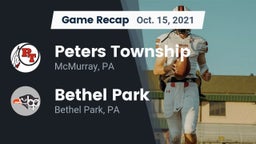 Recap: Peters Township  vs. Bethel Park  2021
