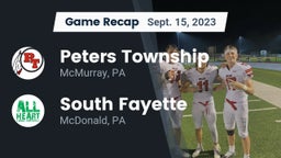 Recap: Peters Township  vs. South Fayette  2023