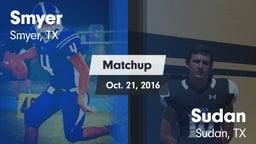 Matchup: Smyer vs. Sudan  2016