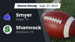 Recap: Smyer  vs. Shamrock  2019