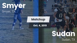Matchup: Smyer vs. Sudan  2019