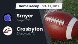 Recap: Smyer  vs. Crosbyton  2019