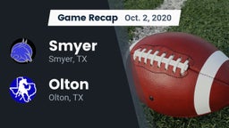 Recap: Smyer  vs. Olton  2020