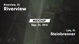 Matchup: Riverview vs. Steinbrenner  2016