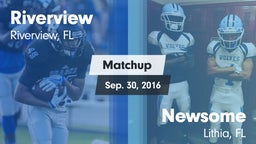 Matchup: Riverview vs. Newsome  2016