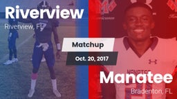 Matchup: Riverview vs. Manatee  2017