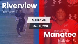 Matchup: Riverview vs. Manatee  2018