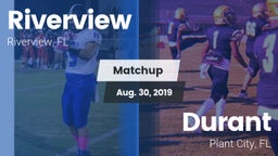 Matchup: Riverview vs. Durant  2019