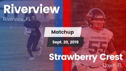 Matchup: Riverview vs. Strawberry Crest  2019