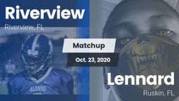Matchup: Riverview vs. Lennard  2020