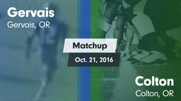 Matchup: Gervais vs. Colton  2016