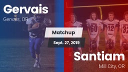 Matchup: Gervais vs. Santiam  2019