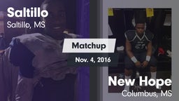 Matchup: Saltillo vs. New Hope  2016