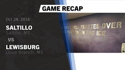 Recap: Saltillo  vs. Lewisburg  2016