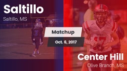 Matchup: Saltillo vs. Center Hill  2017