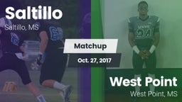 Matchup: Saltillo vs. West Point  2017