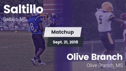 Matchup: Saltillo vs. Olive Branch  2018
