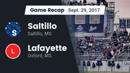 Recap: Saltillo  vs. Lafayette  2017