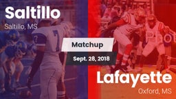 Matchup: Saltillo vs. Lafayette  2018