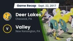 Recap: Deer Lakes  vs. Valley  2017